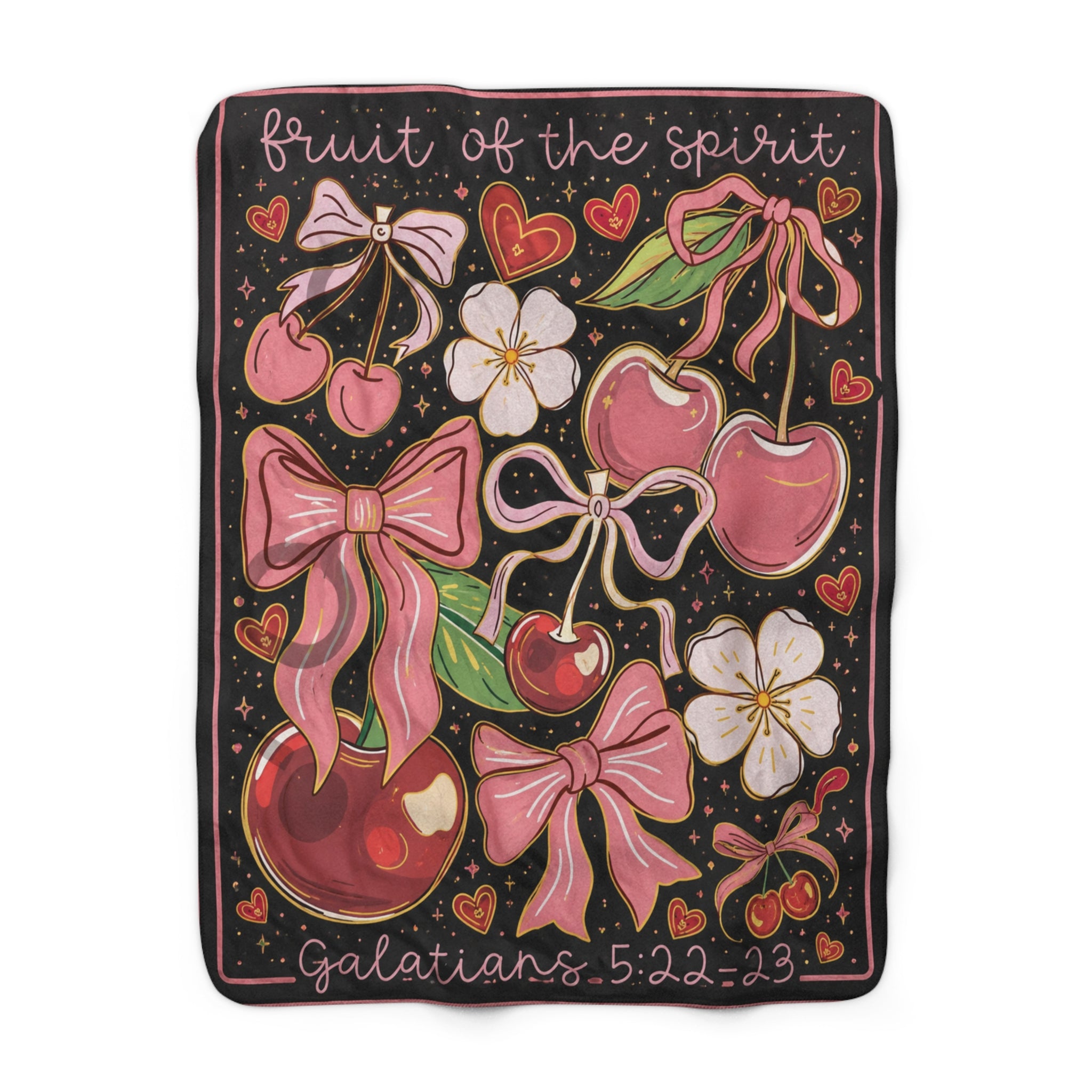 Fruit of the Spirit Fleece Blanket